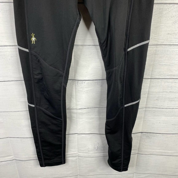 Smartwool Womens PHD Wind Tights Leggings Merino Wool Running Black size Small. - Picture 7 of 12